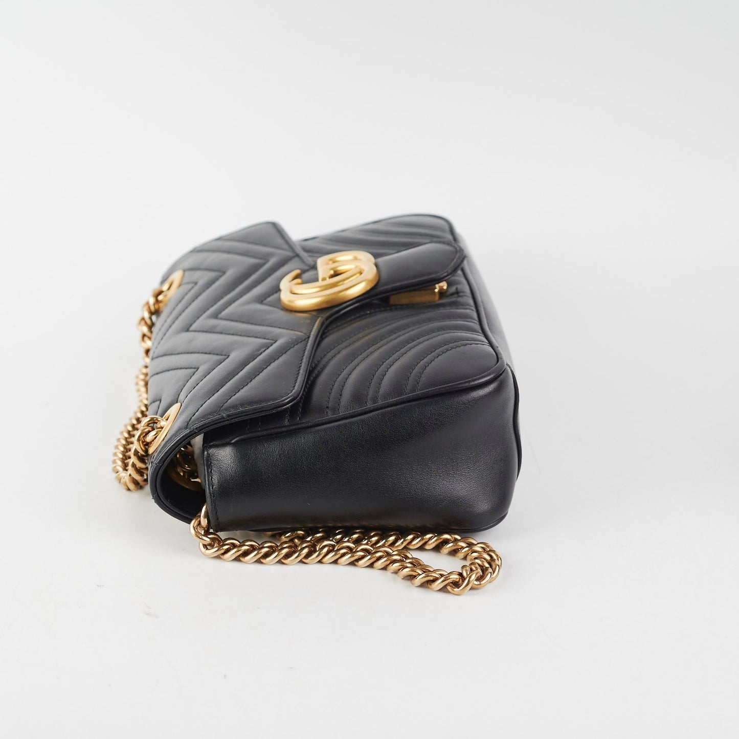 Gucci Marmont Shoulder Bag Black Small Marmont Black