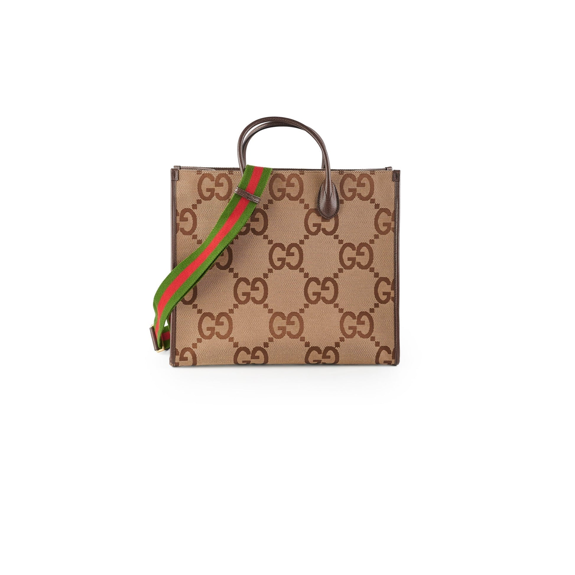 Gucci Jumbo Tote Bag Brown