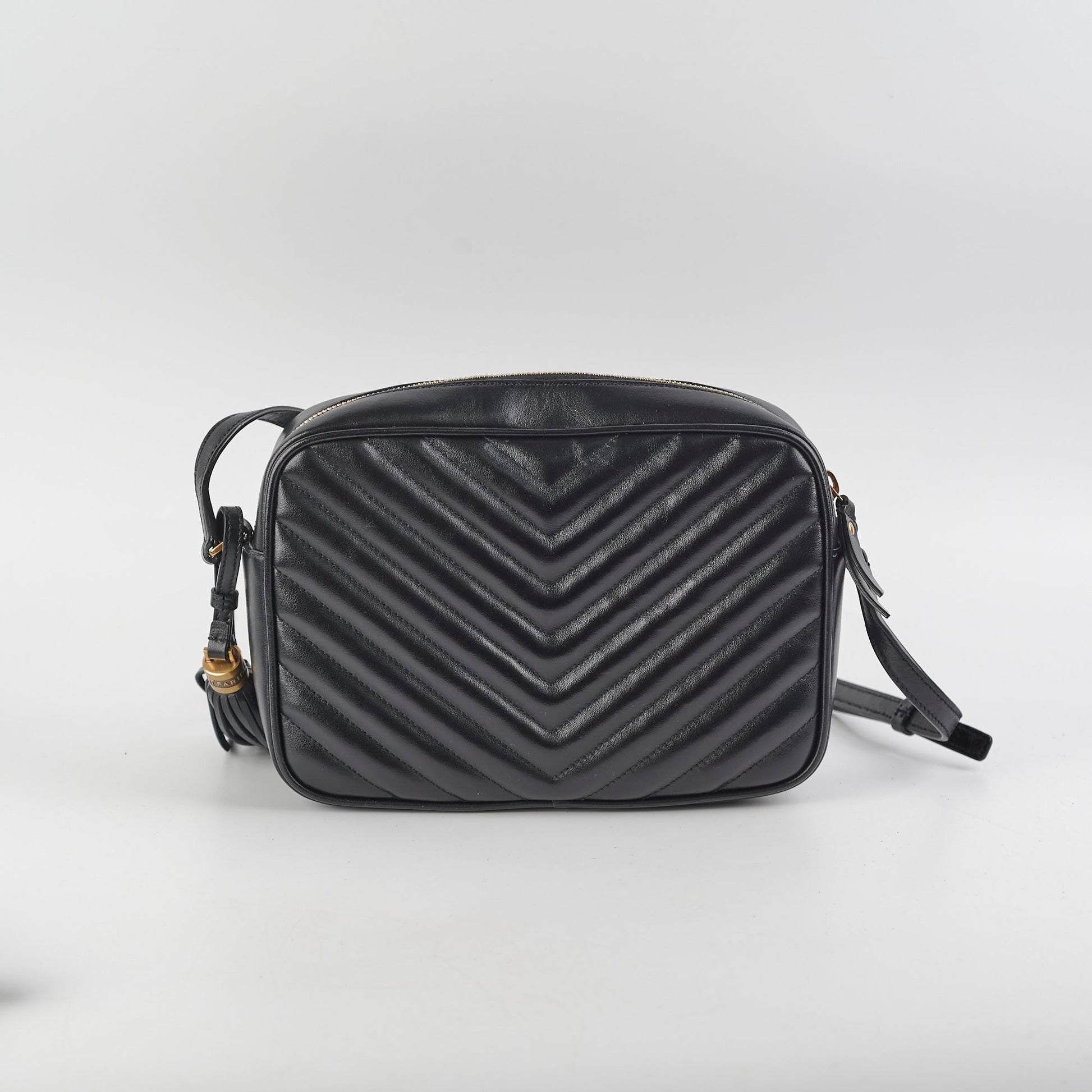 YSL Saint Laurent Lou Camera Crossbody Bag Black Crossbody Bag Black
