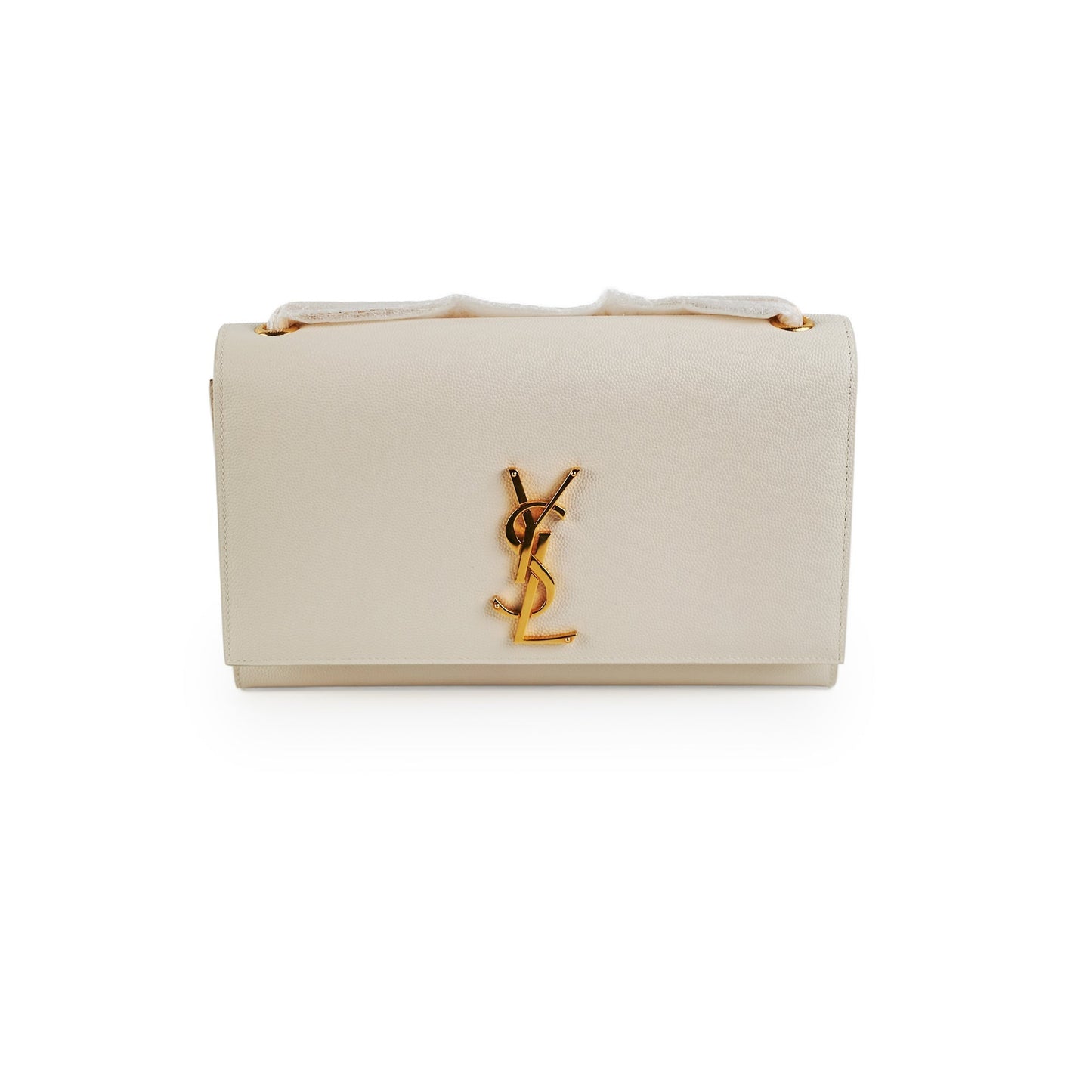 YSL Saint Laurent Kate Crossbody Bag White Medium