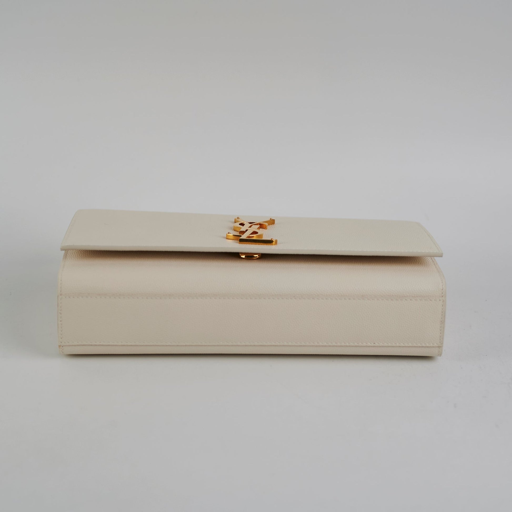 YSL Saint Laurent Kate Crossbody Bag White Medium