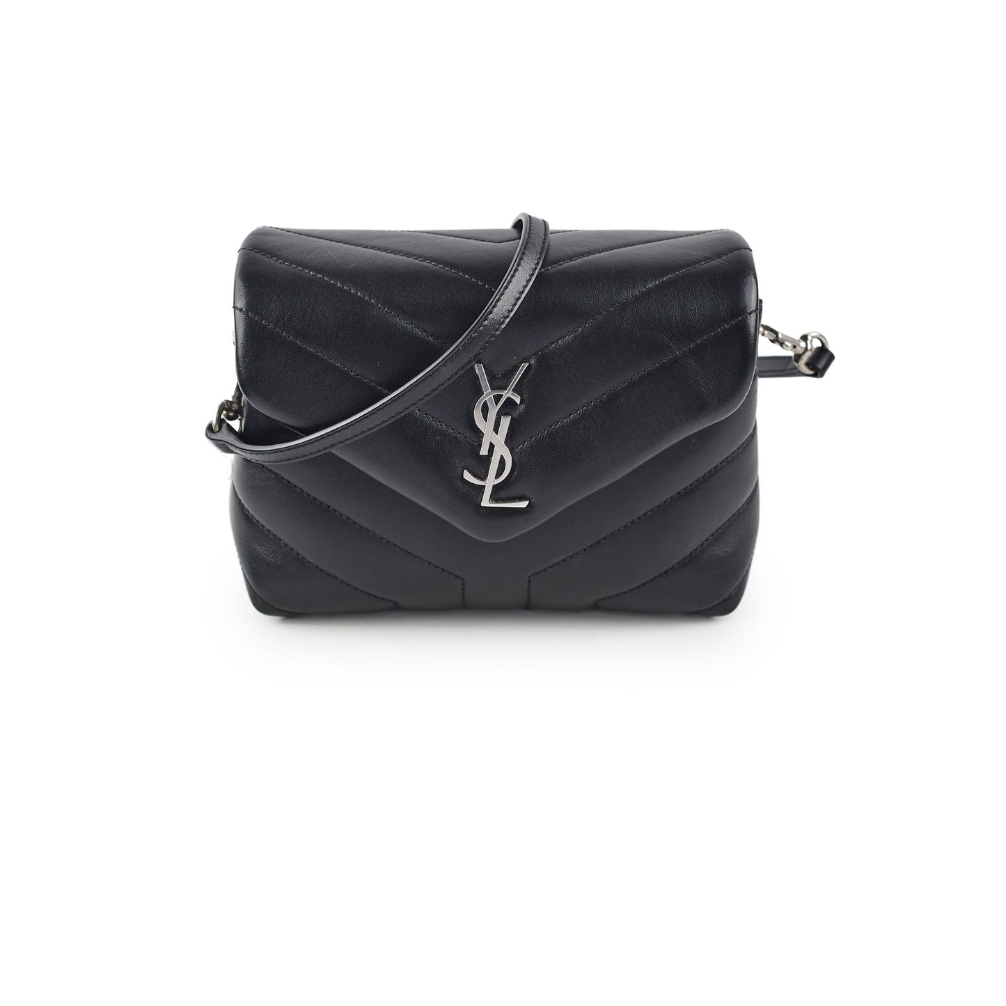YSL Saint Laurent Lou Lou Crossbody Bag Black Toy 2