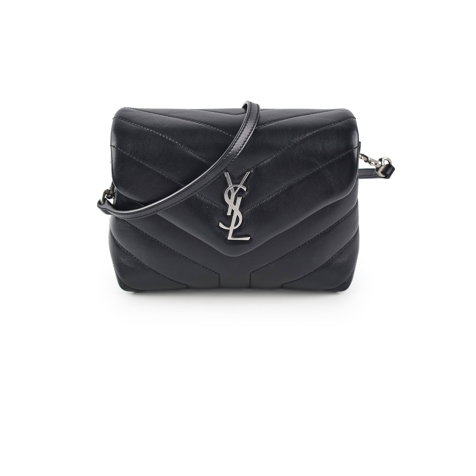 YSL Saint Laurent Lou Lou Crossbody Bag Black Toy 2