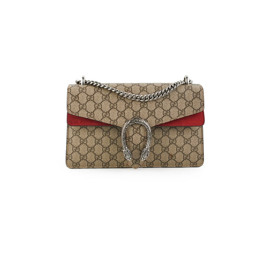 Gucci Dionysus Shoulder Bag Monogram Red