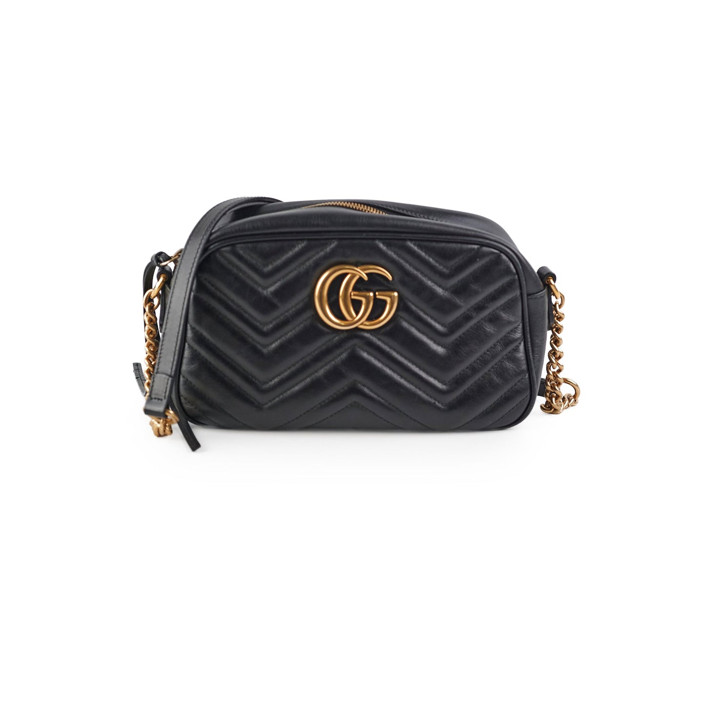 Gucci Marmont Camera Bag Black Small Travel Bag 3
