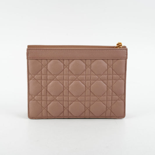 Dior Christian Caro Every Pouch Clutch Rose Nude Clutch Bag