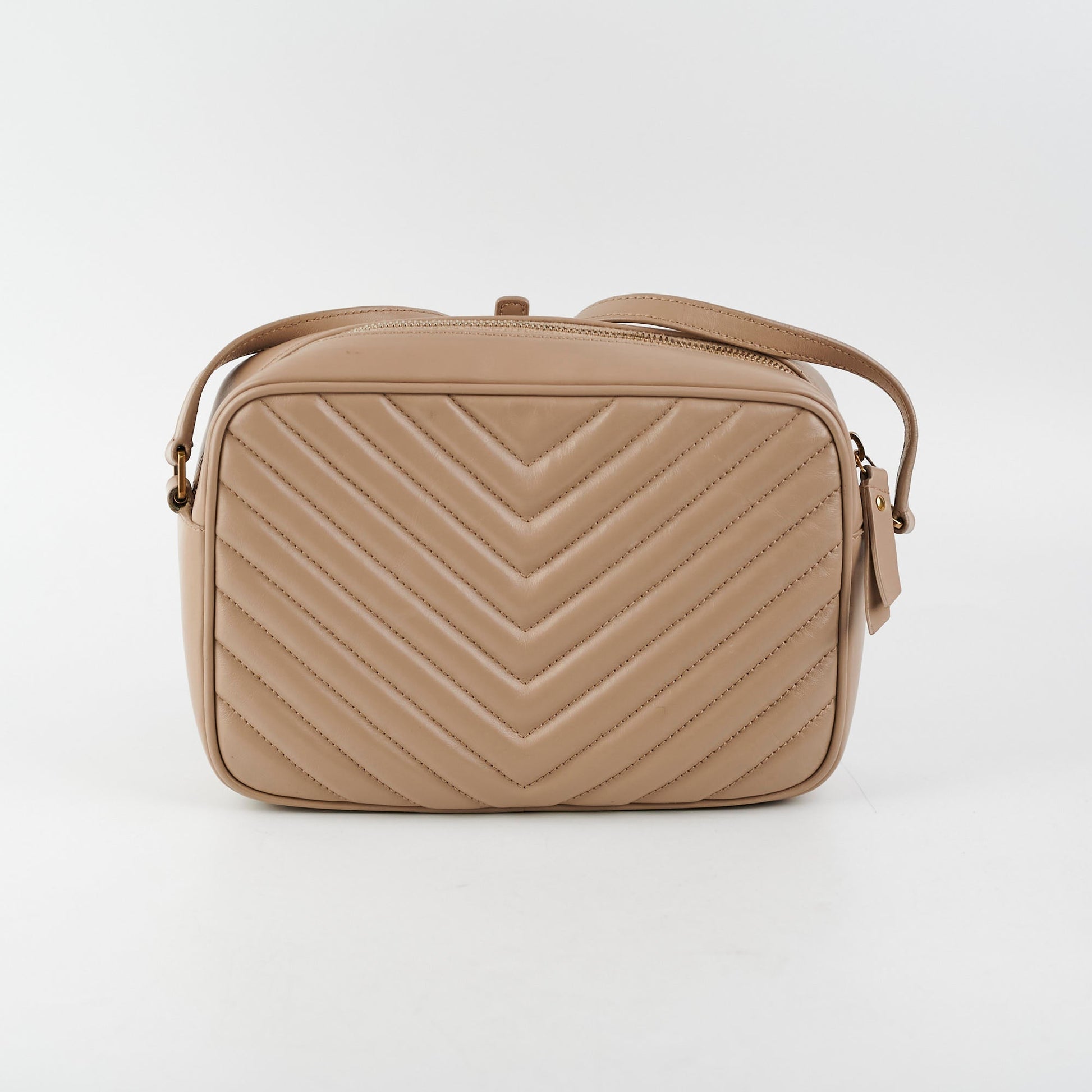 YSL Saint Laurent Lou Camera Bag Beige Crossbody Bag