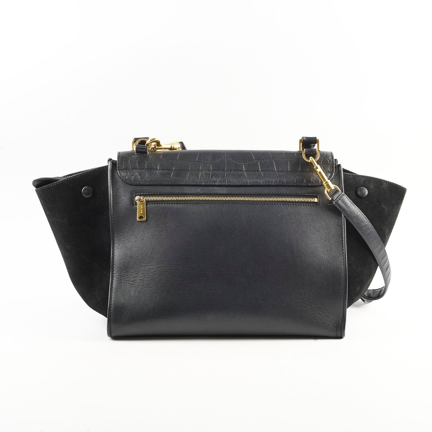 Luxury Meium Trapeze All Handbag Black Travel Bag