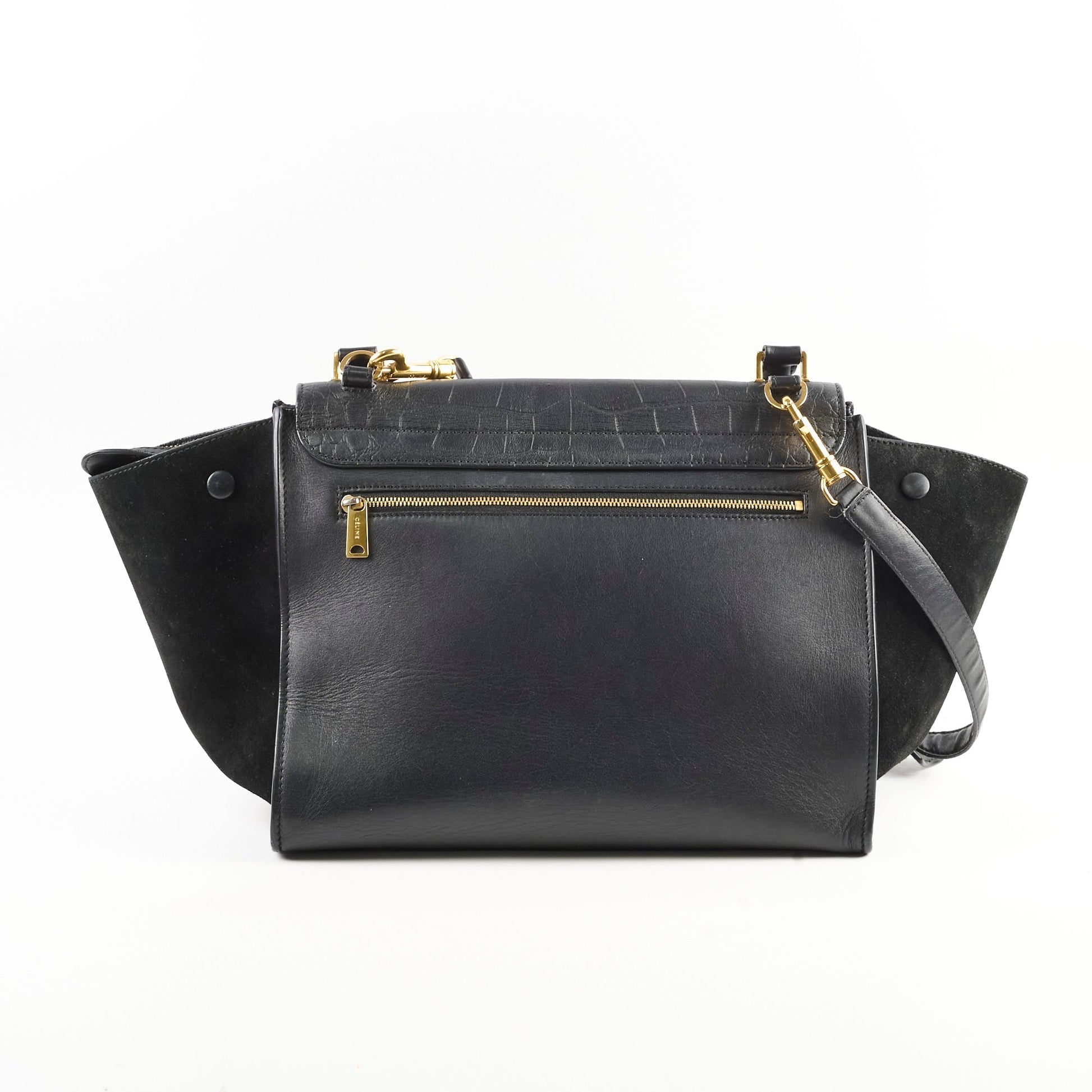 Luxury Meium Trapeze All Handbag Black Travel Bag