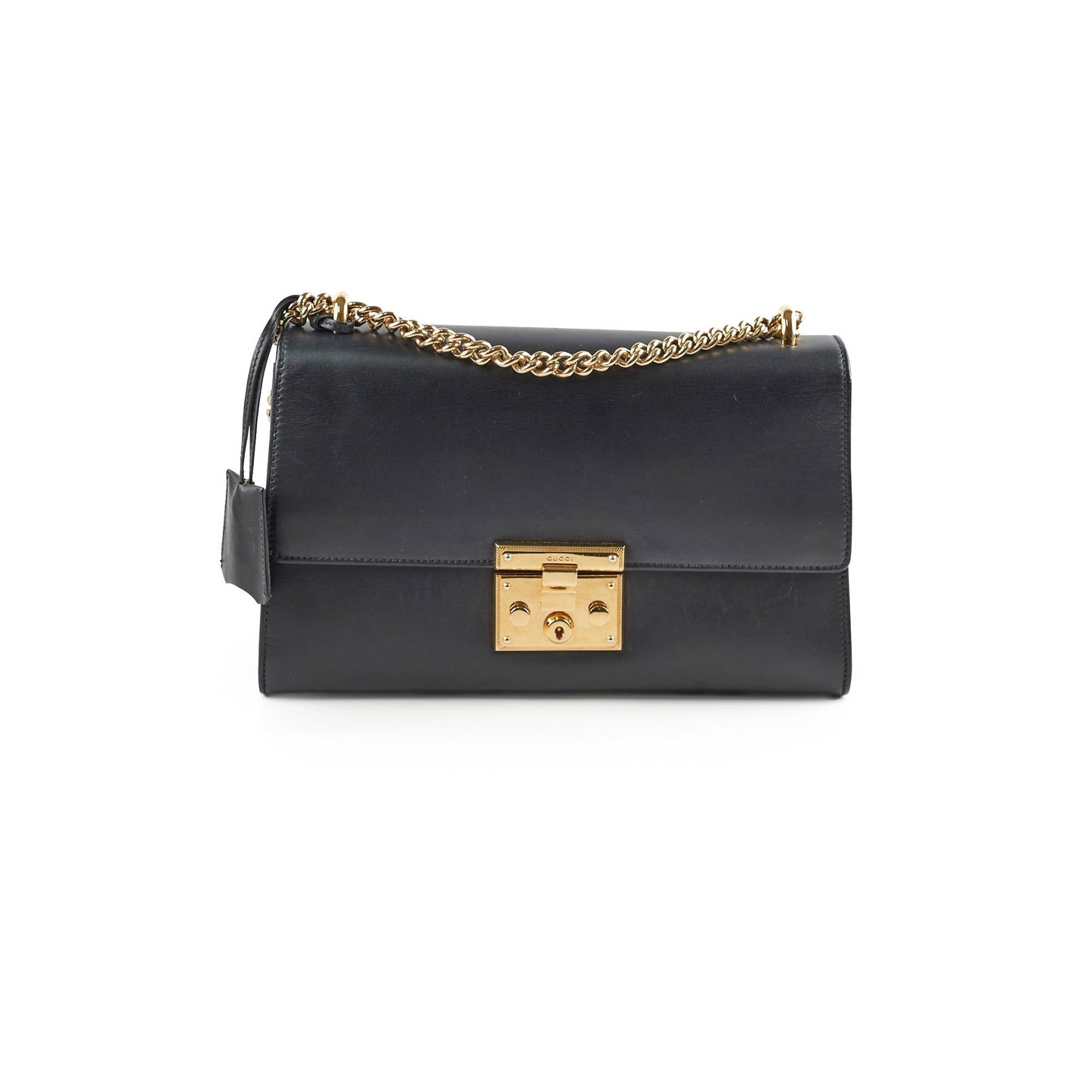 Gucci Padlock Shoulder Bag Black Large Crossbody Bag