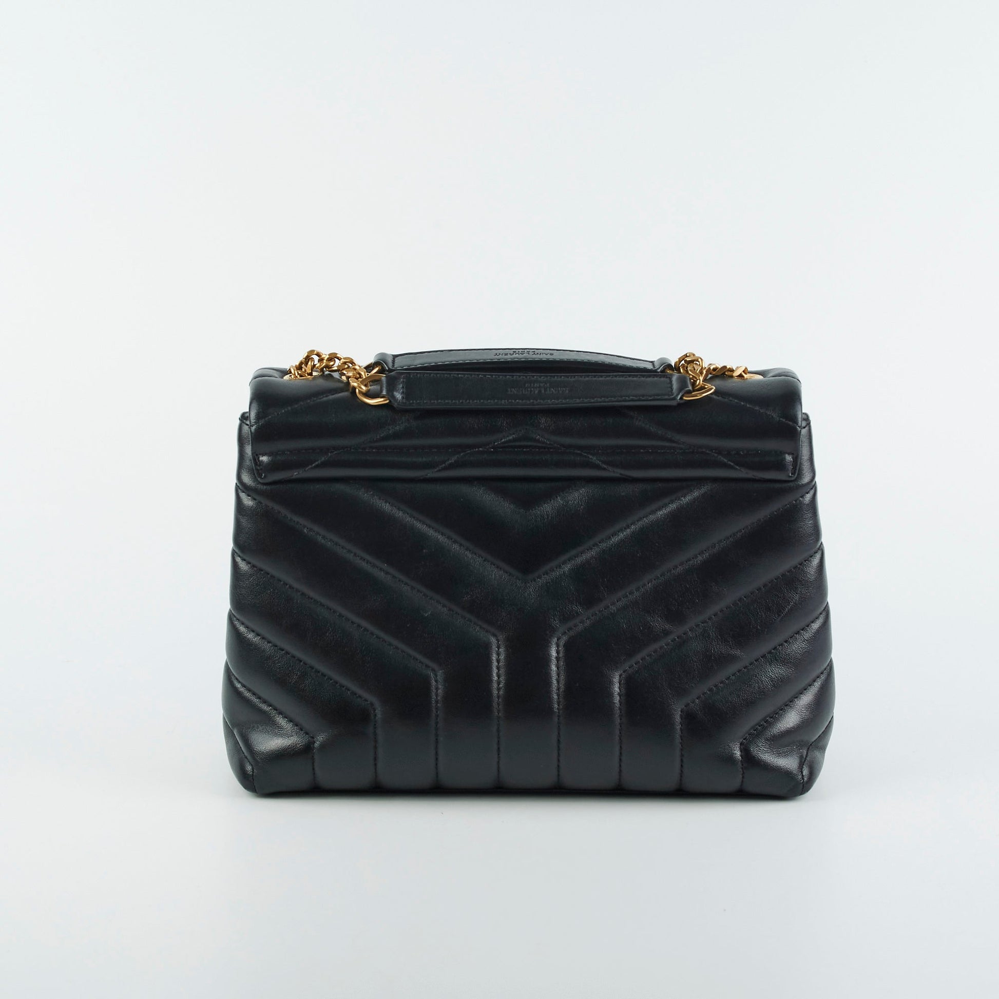 YSL Saint Laurent Lou Lou Shoulder Bag Black Small