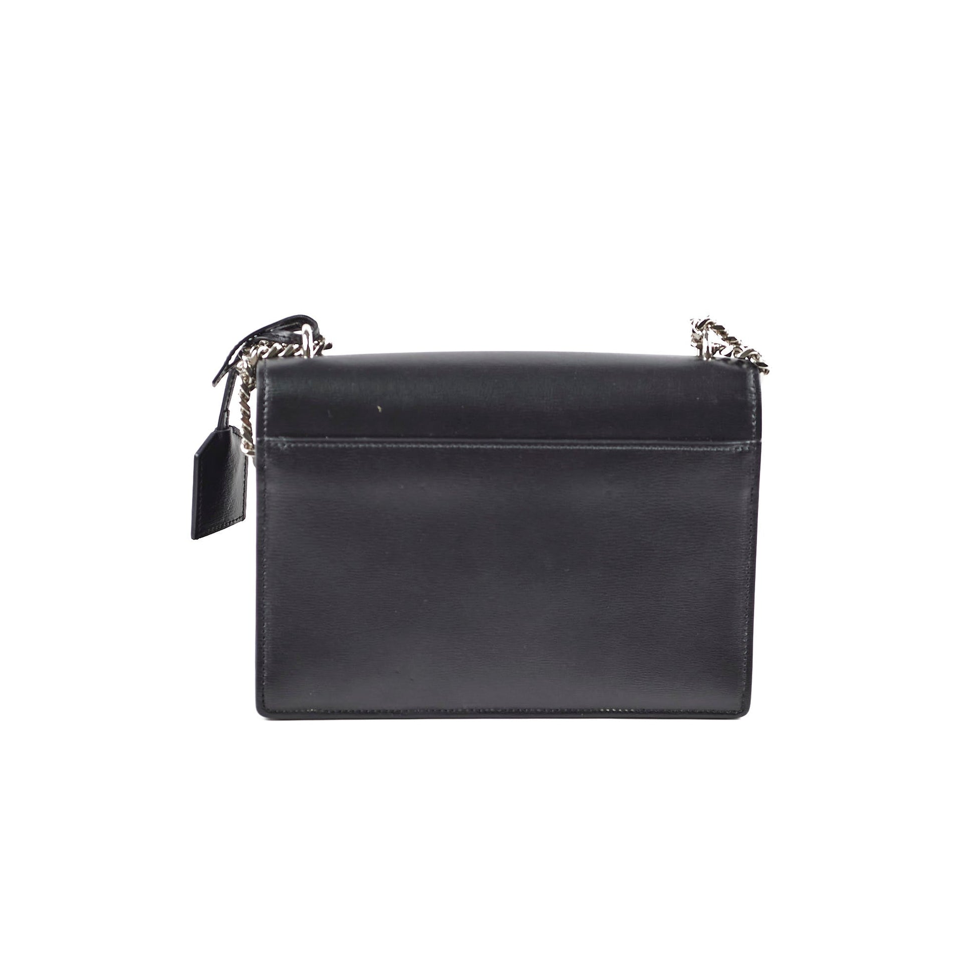 YSL Saint Laurent Sunset Crossbody Bag Black Medium Sunset Medium Black