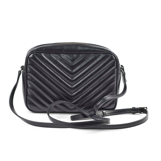 YSL Saint Laurent Lou Camera Bag Black Crossbody Bag 3
