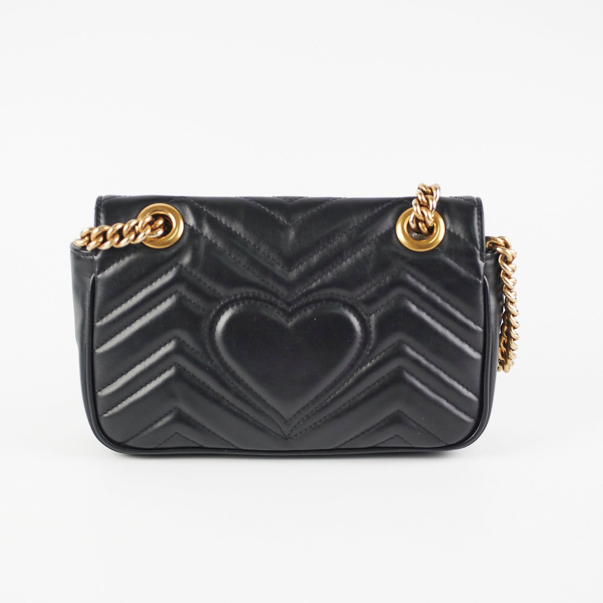 Gucci Marmont Shoulder Bag Black Mini Crossbody Bag Shoulder Bag