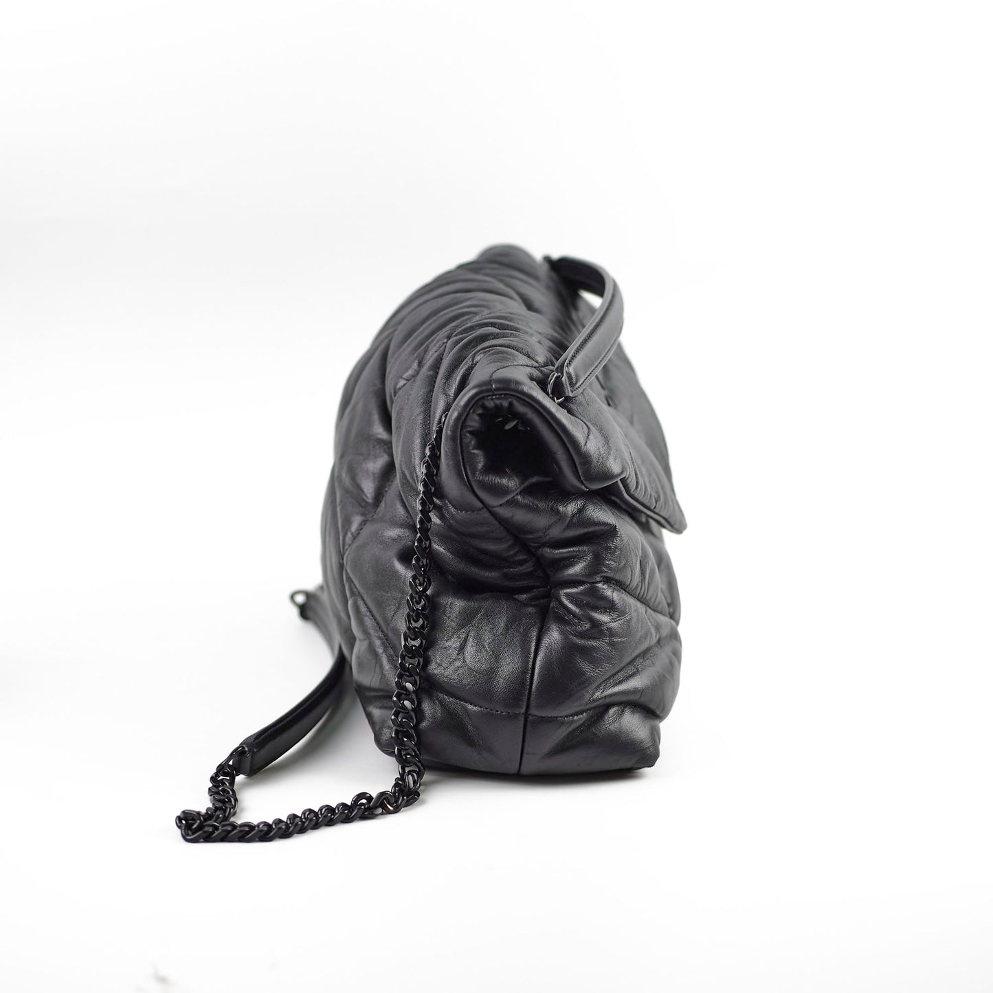 YSL Saint Laurent Puffer Bag Black Medium Shoulder Bag