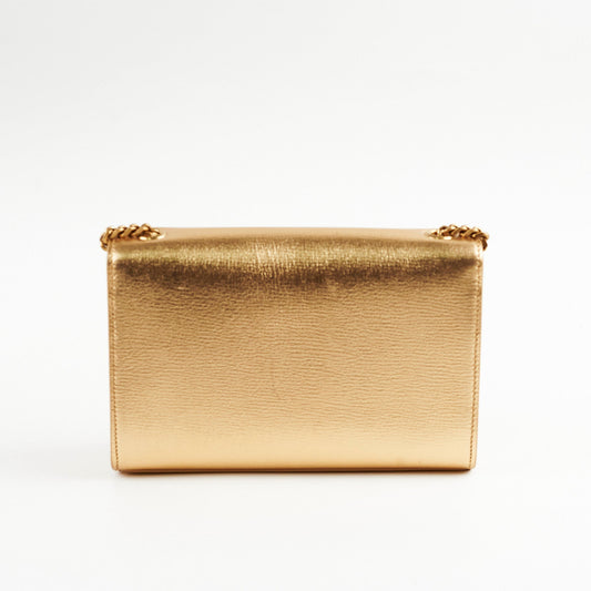 YSL Saint Laurent Kate Tassle Bag Gold Small Crossbody Bag