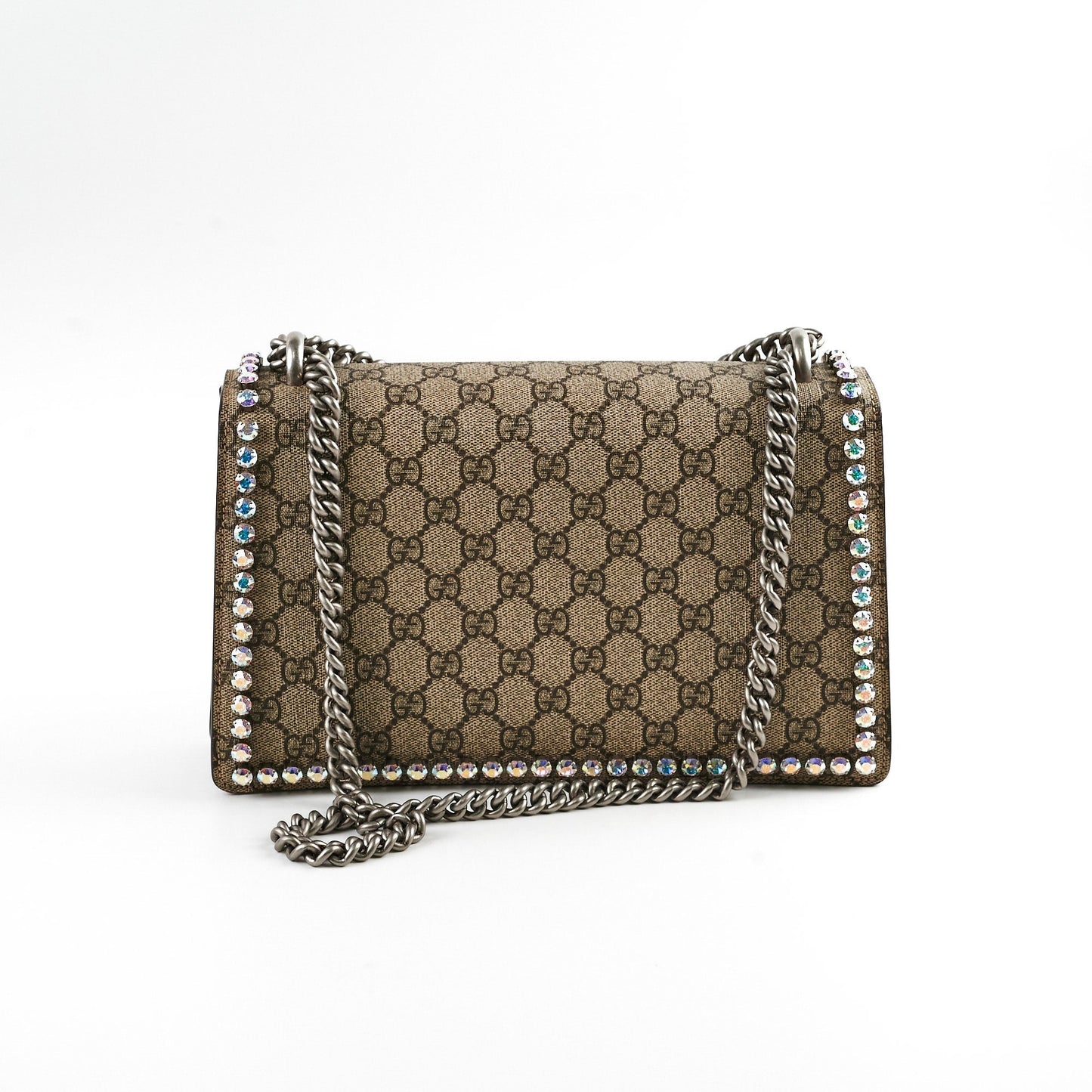 Gucci Crystal Embellished Dionysus Shoulder Bag Small