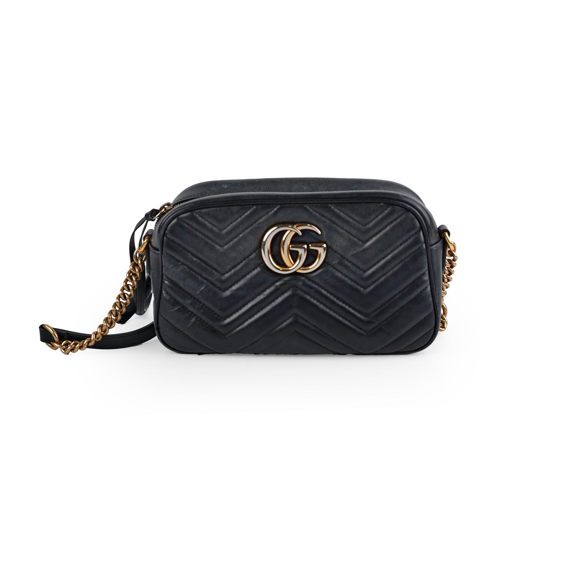 Gucci Marmont Camera Bag Black Small Crossbody Bag 6
