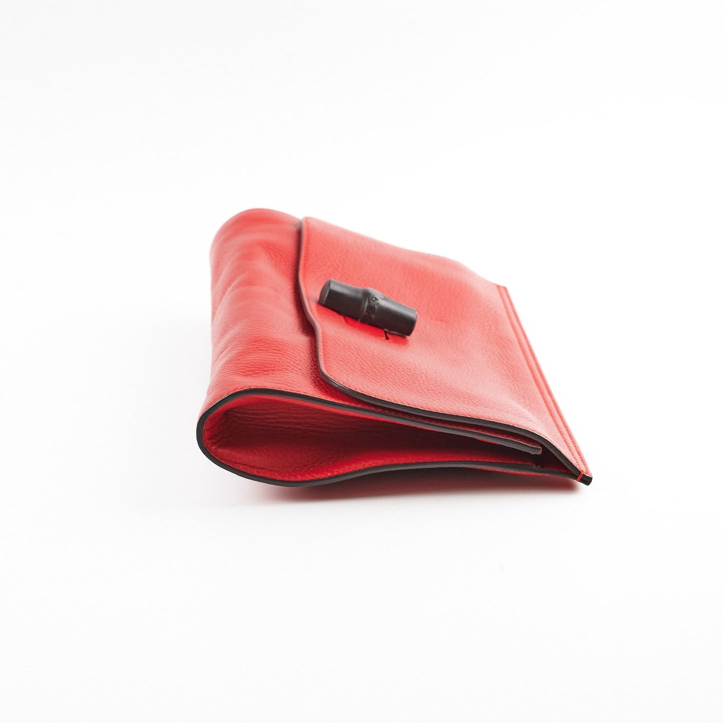 Gucci Bamboo Clutch Red Large Clutch Bag