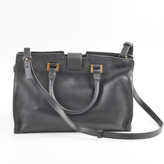 YSL Saint Laurent Classis Cabas Bag Black Small Crossbody Bag