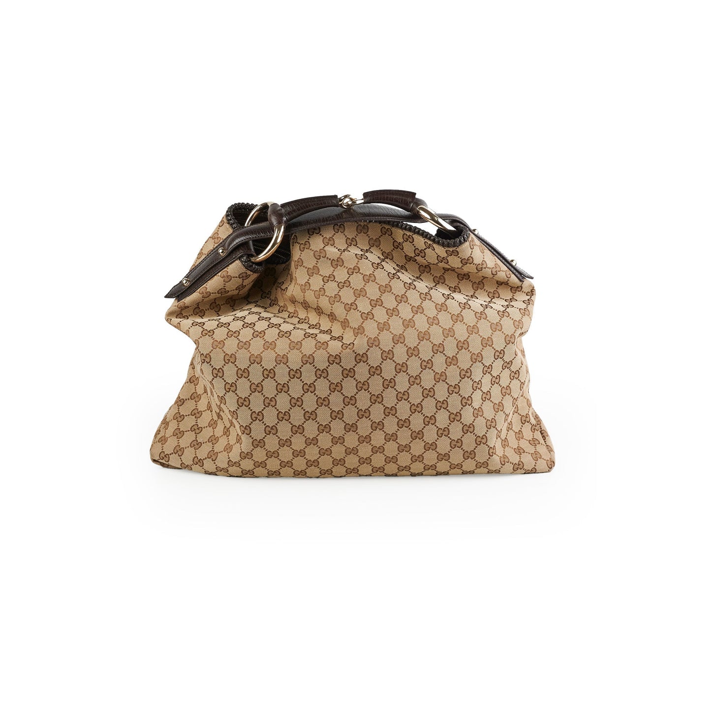 Gucci Hobo Bag Canvas Monogram Tote Bag