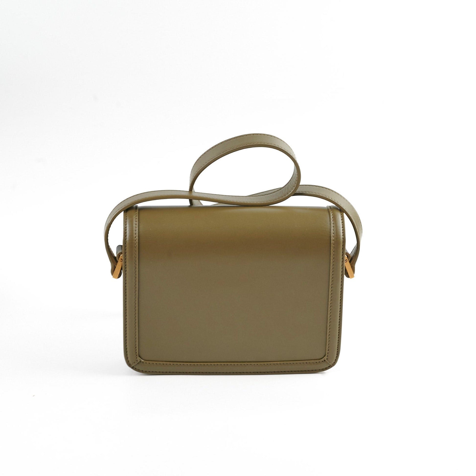 YSL Saint Laurent Solferino Satchel Crossbody Olive Khaki Small Satchel Bag