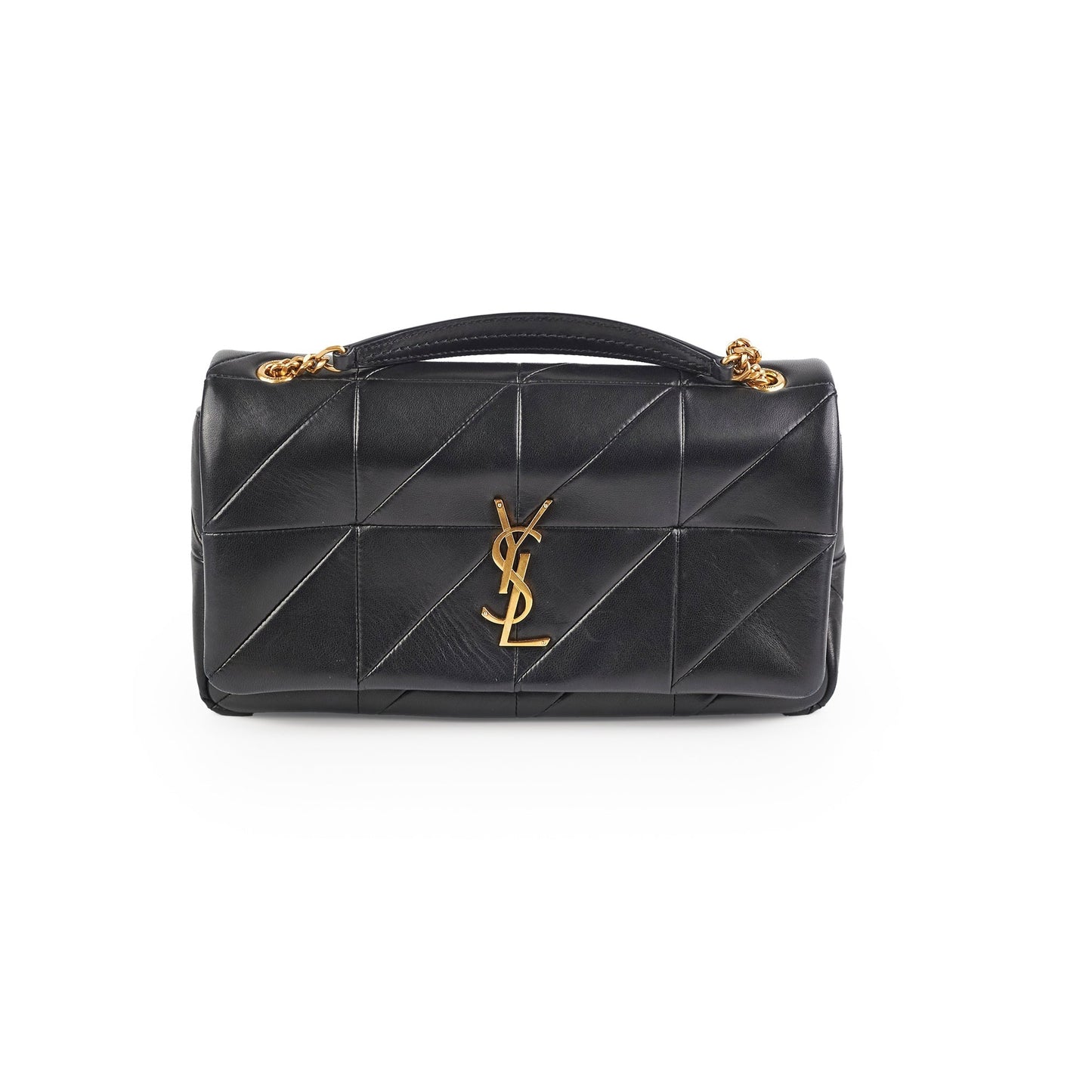 YSL Saint Laurent Patchwork Bag Lambskin Medium Chain Crossbody Bag