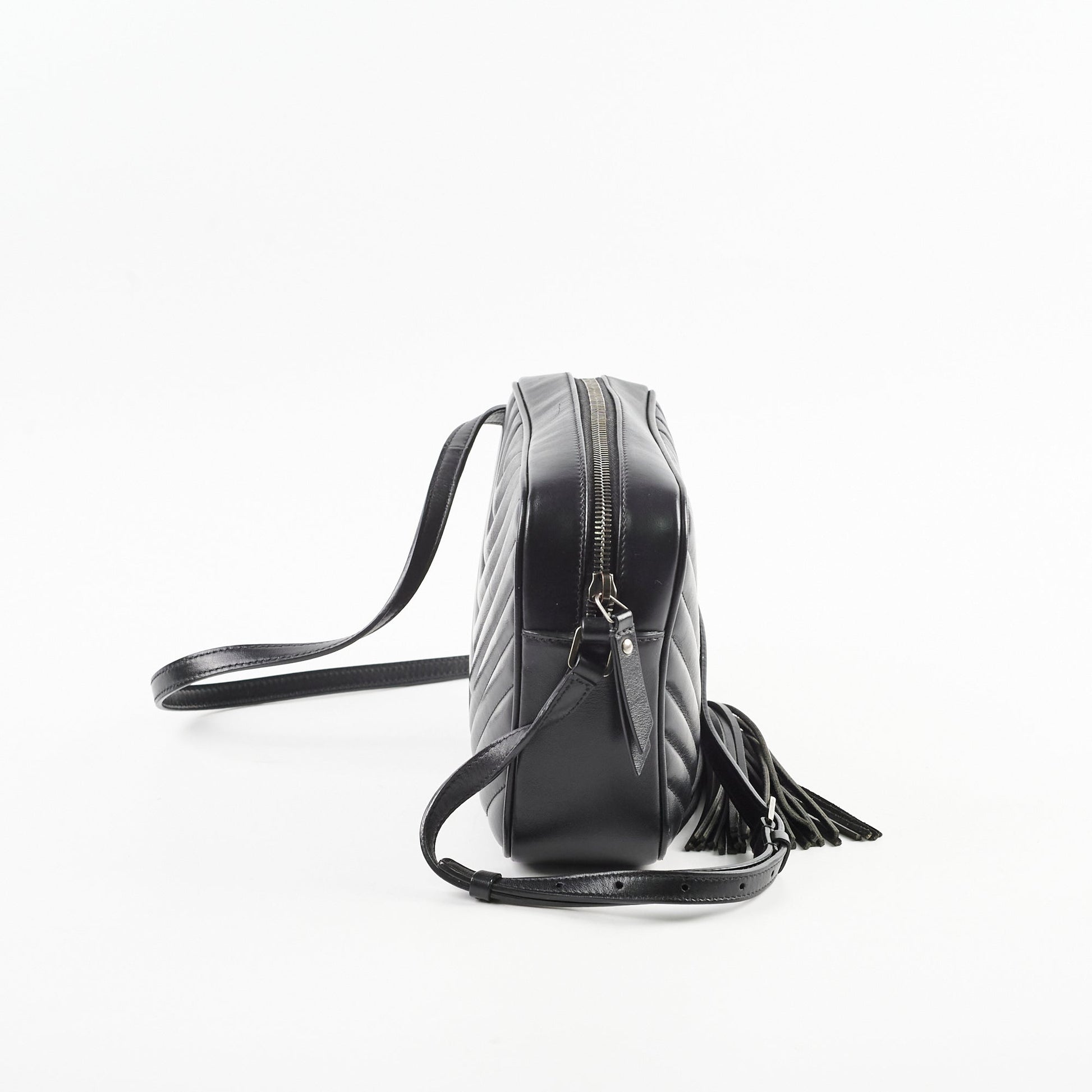 YSL Saint Laurent Lou Camera Bag Black Crossbody Bag Camera Black Bag