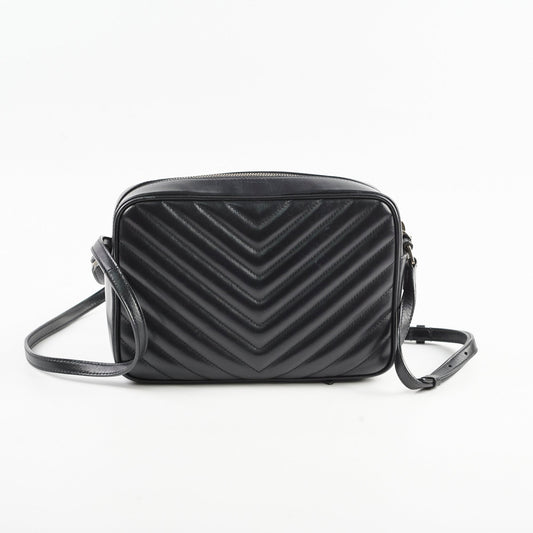 YSL Saint Laurent Lou Camera Bag Black Crossbody Bag Camera Black Bag
