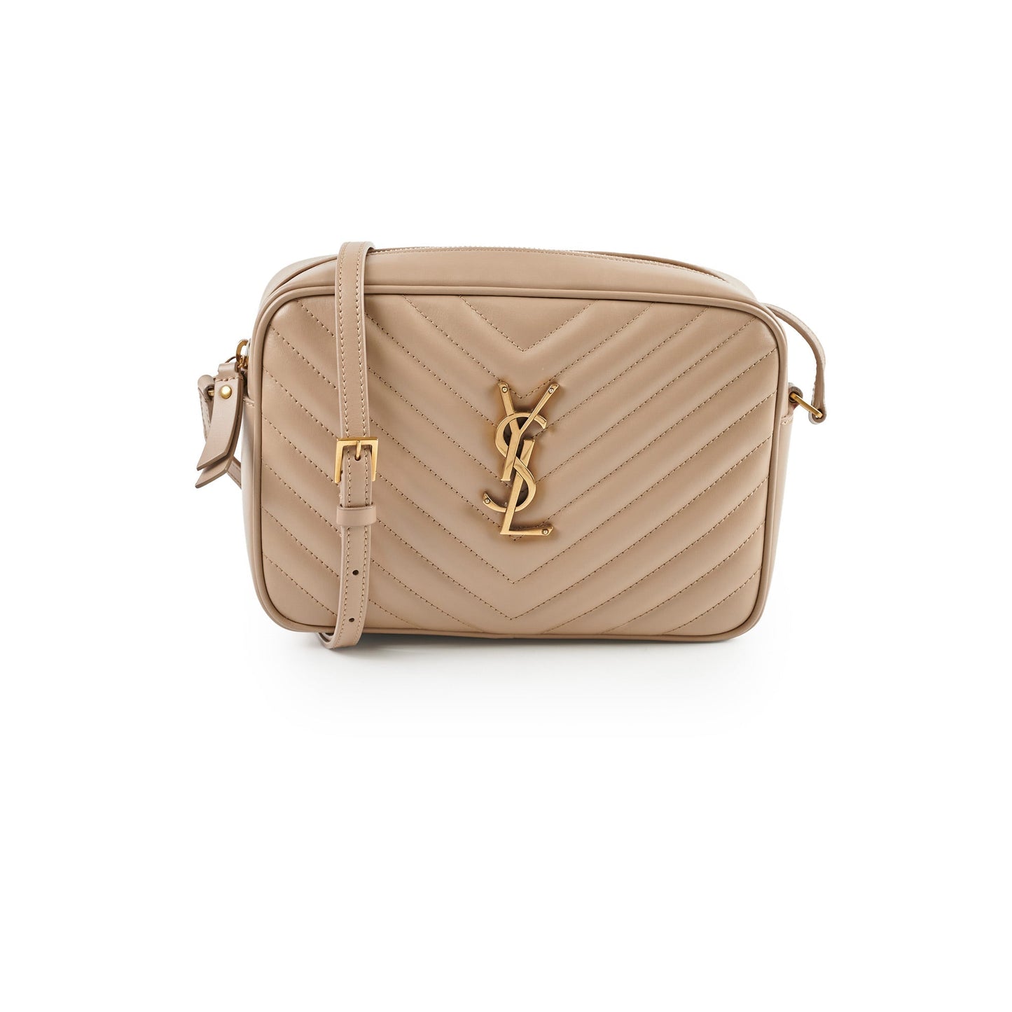 YSL Saint Laurent Lou Camera Bag Beige Travel Bag