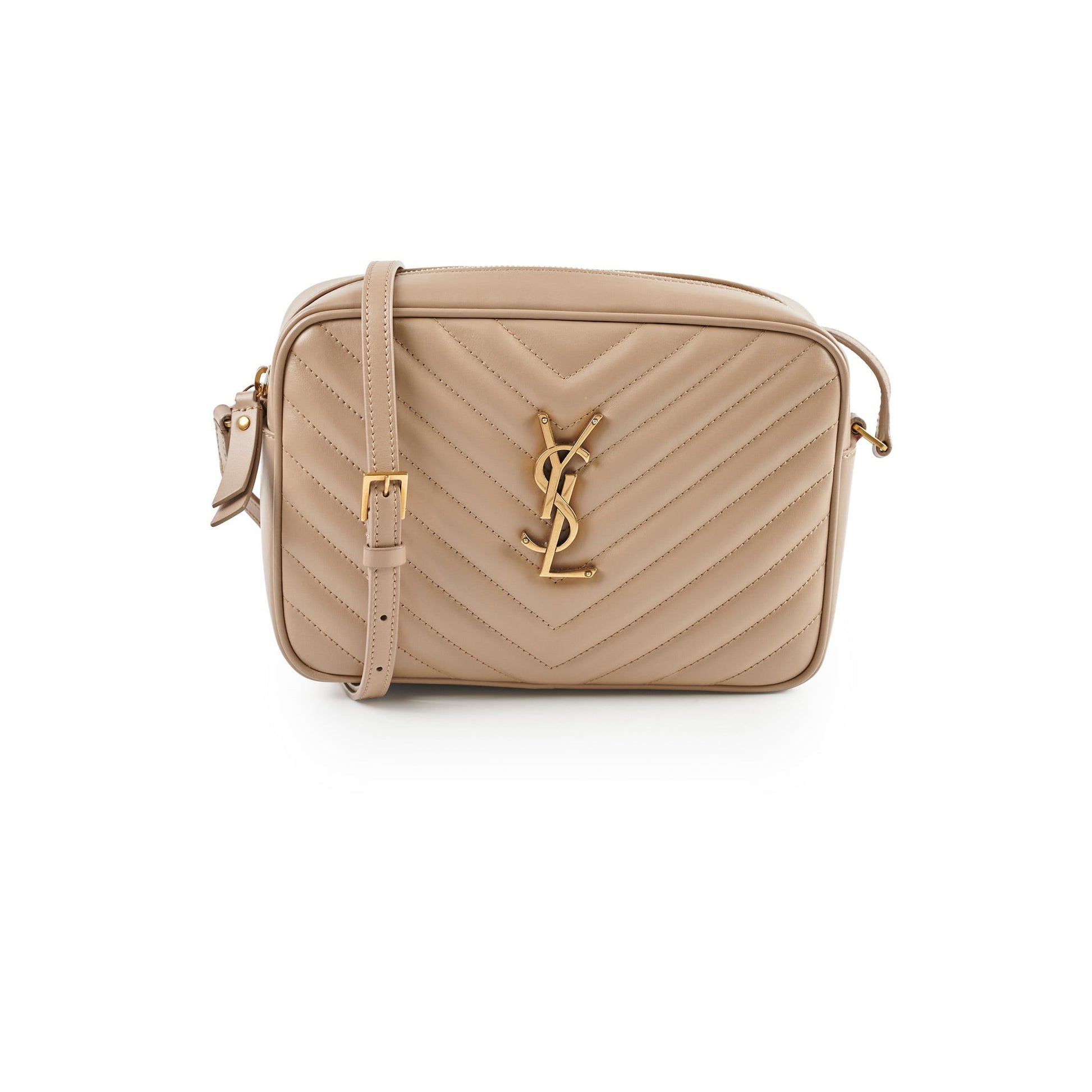 YSL Saint Laurent Lou Camera Bag Beige Travel Bag
