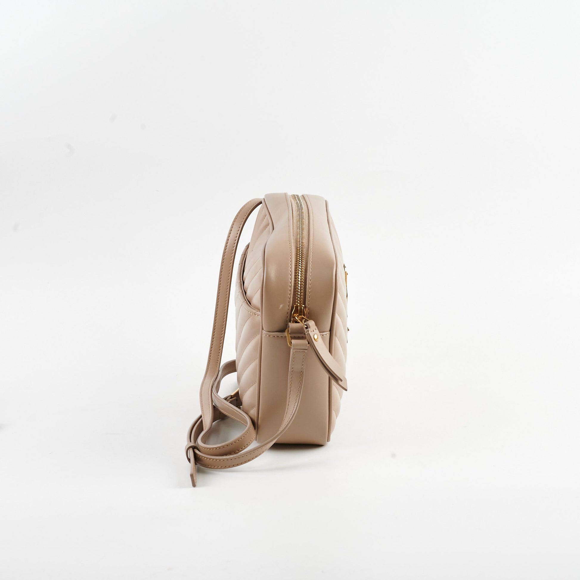 YSL Saint Laurent Lou Camera Bag Beige Travel Bag