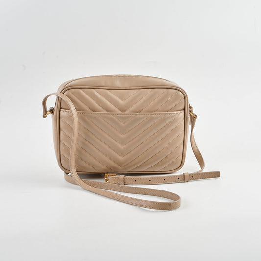 YSL Saint Laurent Lou Camera Bag Beige Travel Bag