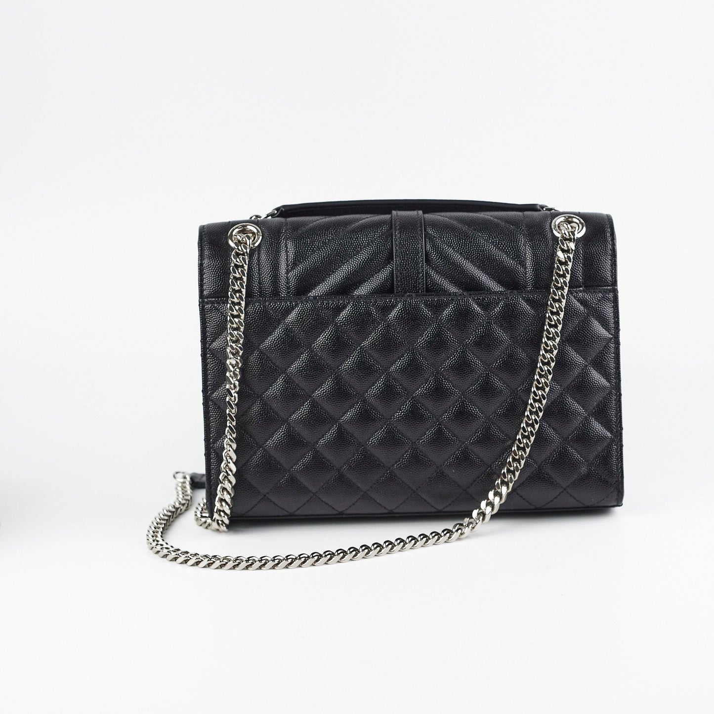 YSL Saint Laurent Envelope Bag Black Medium Crossbody Bag