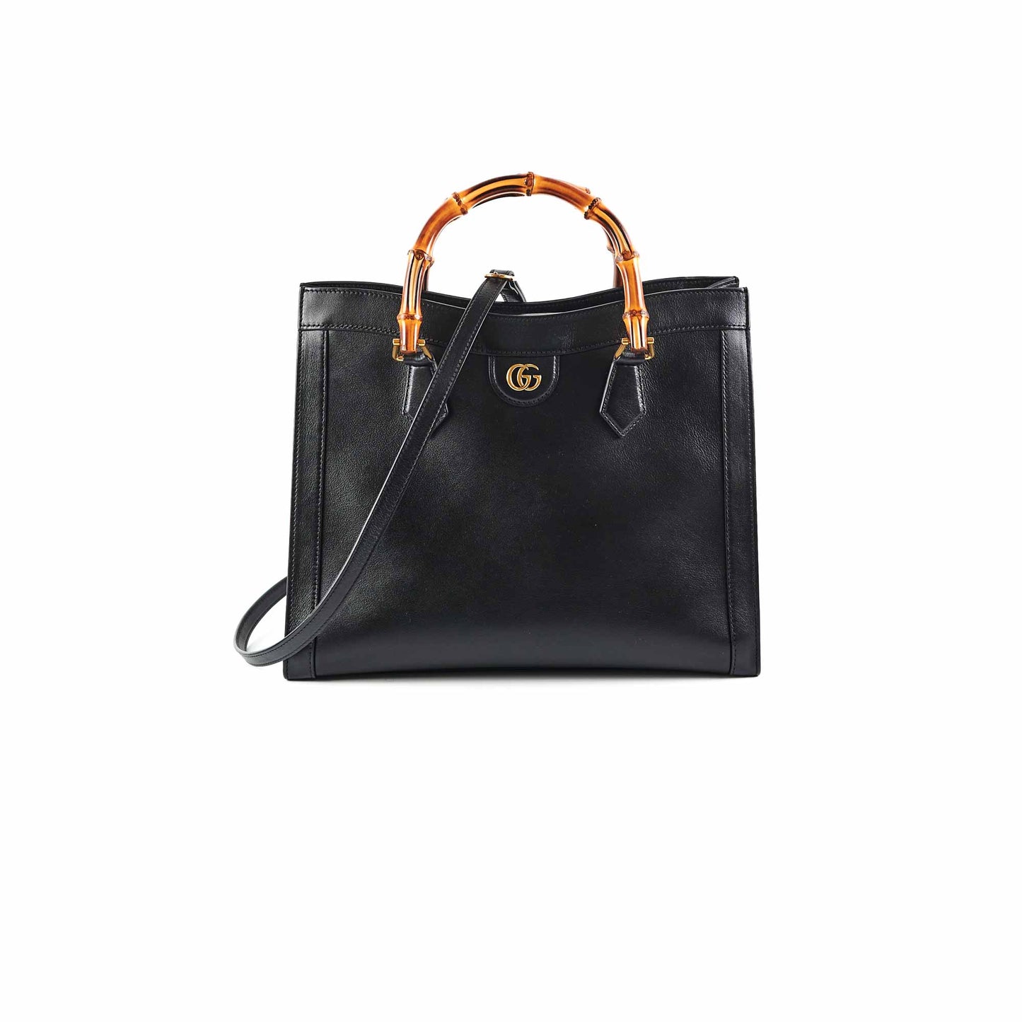 Gucci Diana Tote Black Medium Tote Bag