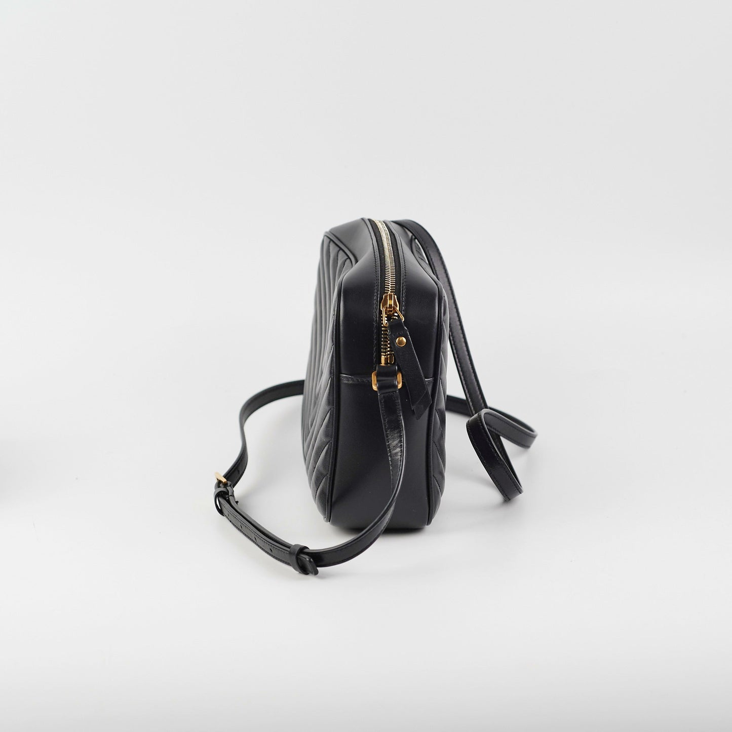 YSL Saint Laurent Lou Camera Bag Black Travel Bag Black Camera Bag