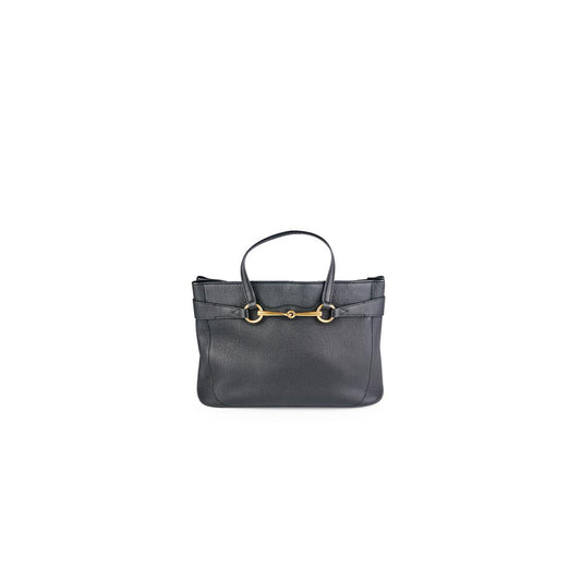 Gucci Bright Bit Convertible Tote Black Medium Tote Bag