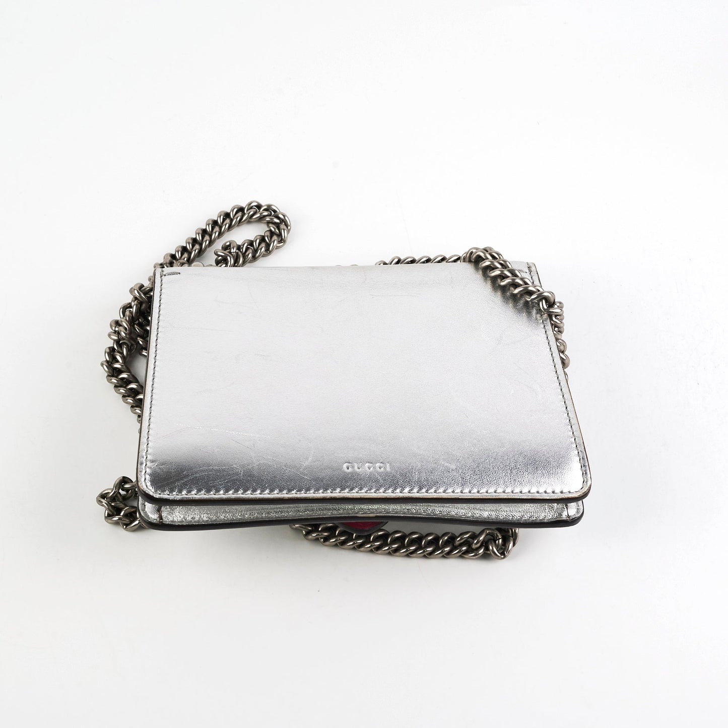 Gucci Dionysus Crossbody Bag Silver Mini