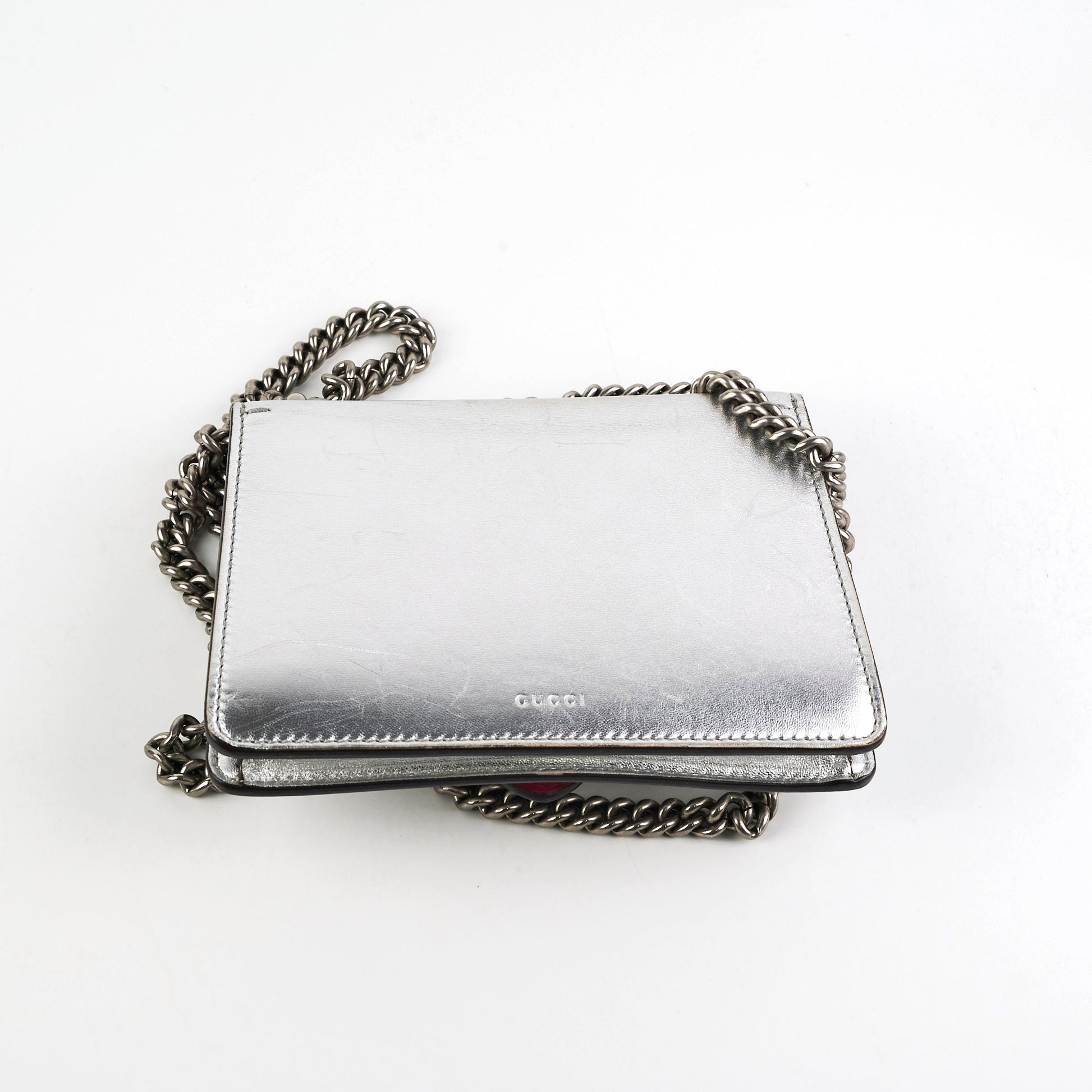 Gucci Dionysus Crossbody Bag Silver Mini