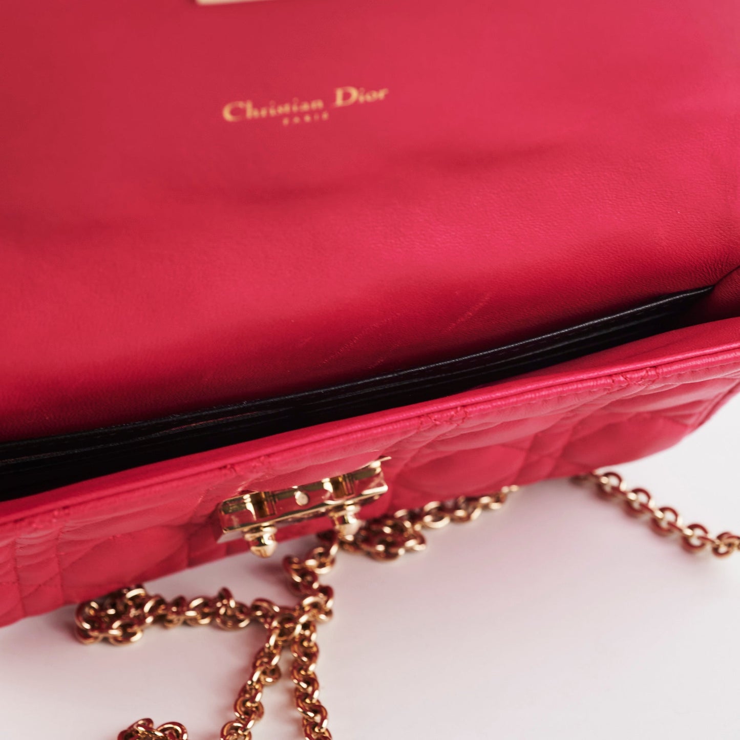 Dior Christian Promenade Fuschia Crossbody Clutch Clutch Bag