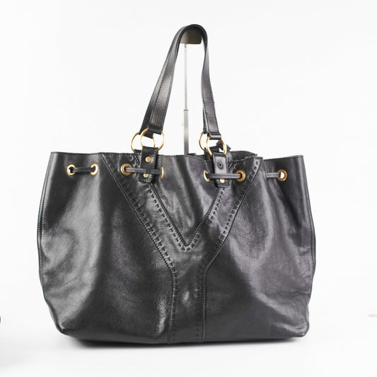 YSL Saint Laurent Reversible Double Sac Tote Black Tote Bag