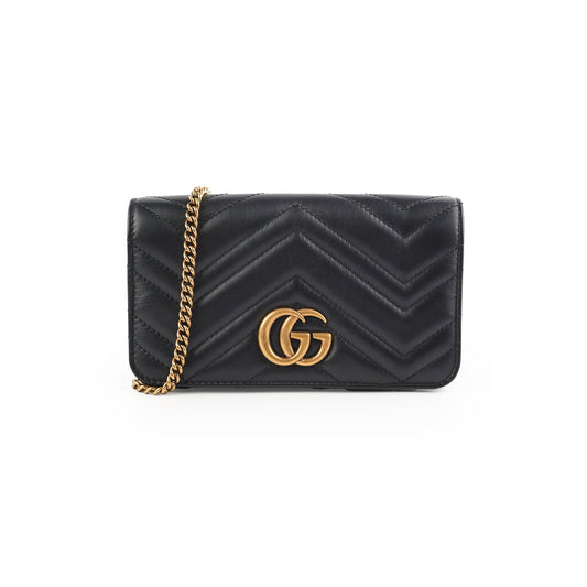 Gucci Marmont Crossbody Bag Black Mini 5