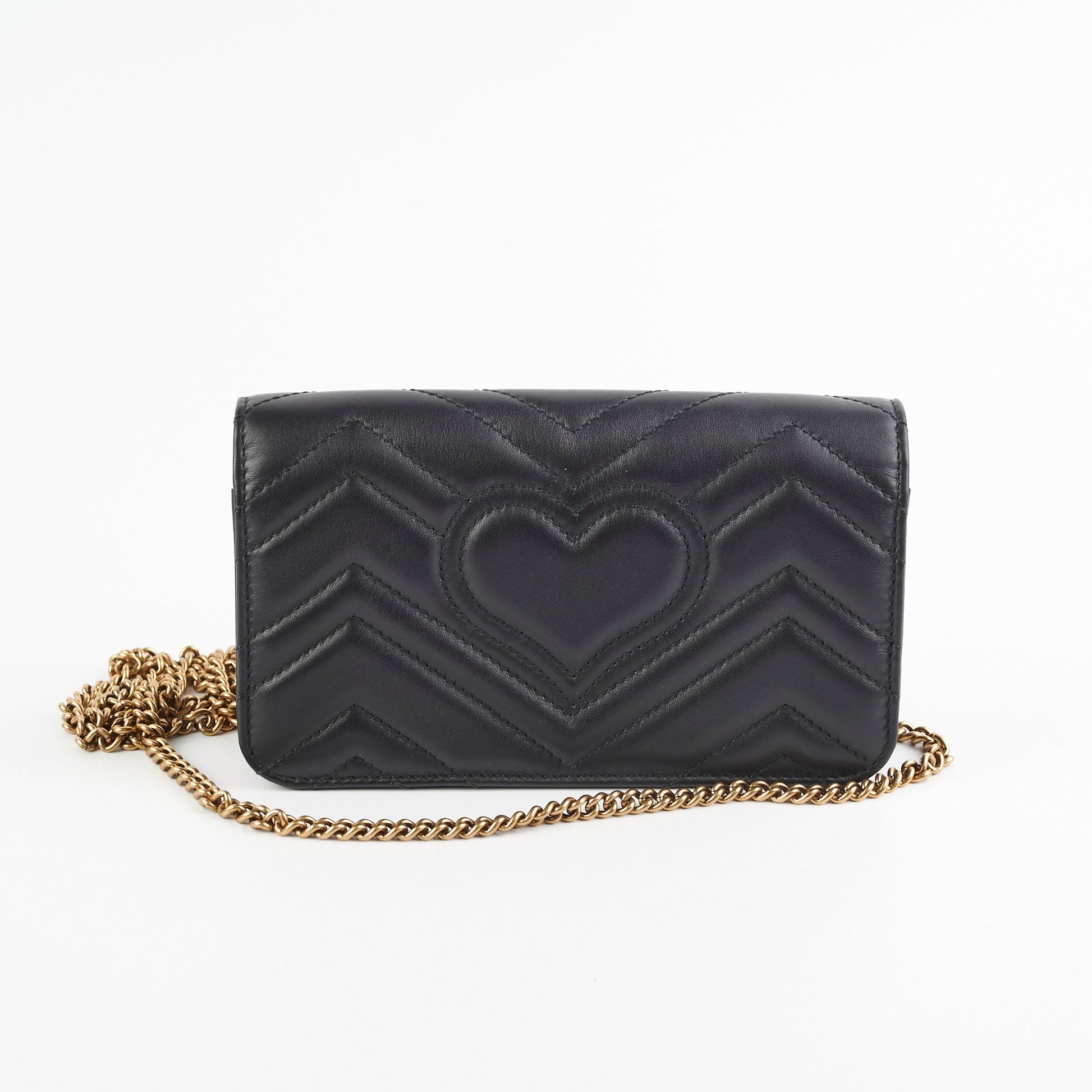 Gucci Marmont Crossbody Bag Black Mini 5