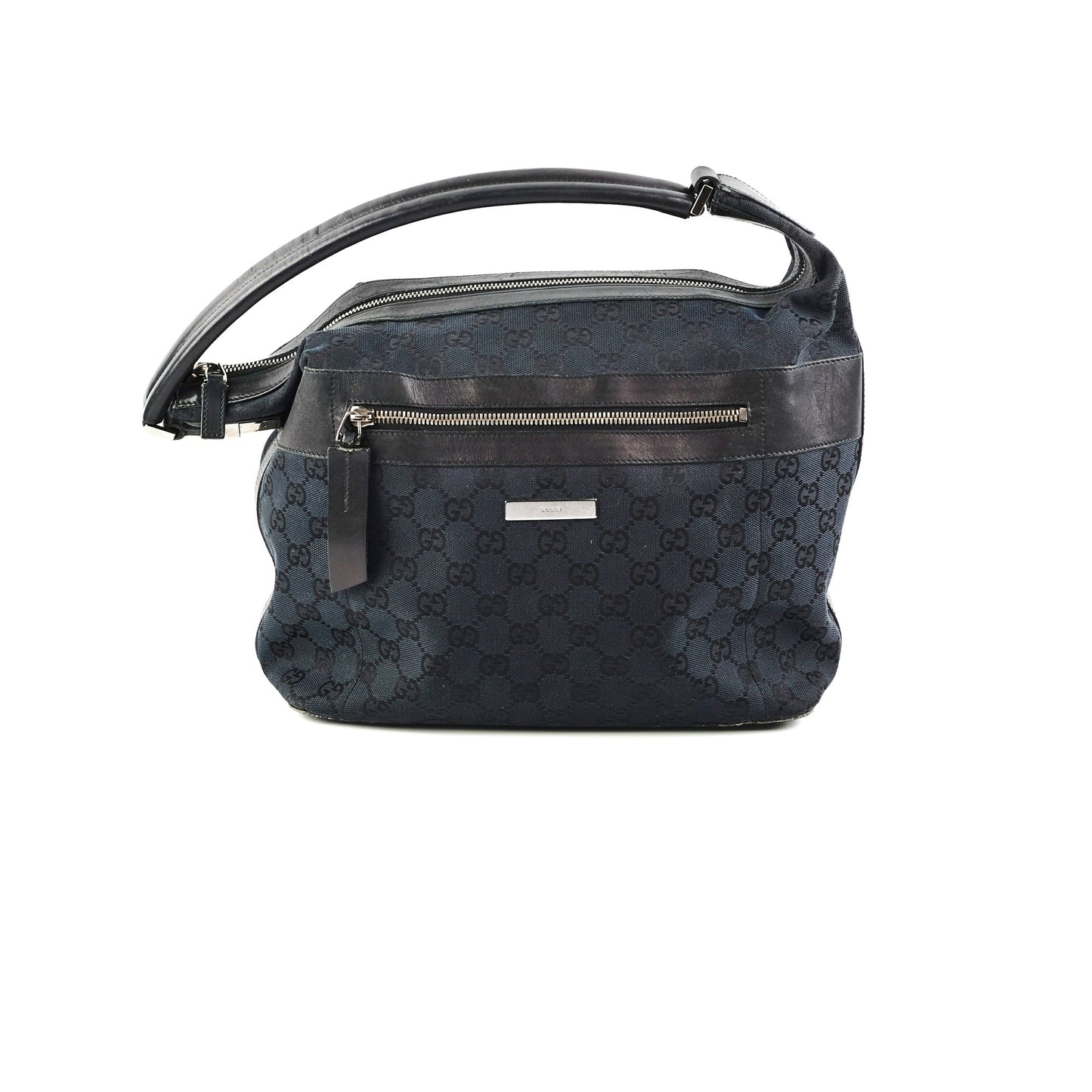 Gucci Shoulder Bag Canvas Black