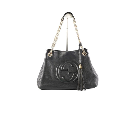 Gucci Soho Tote Bag Black