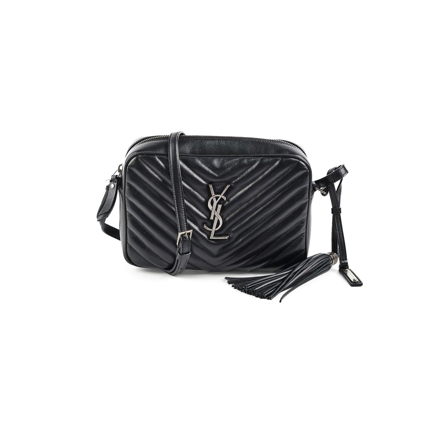 YSL Saint Laurent Lou Camera Bag Black Crossbody Bag 5