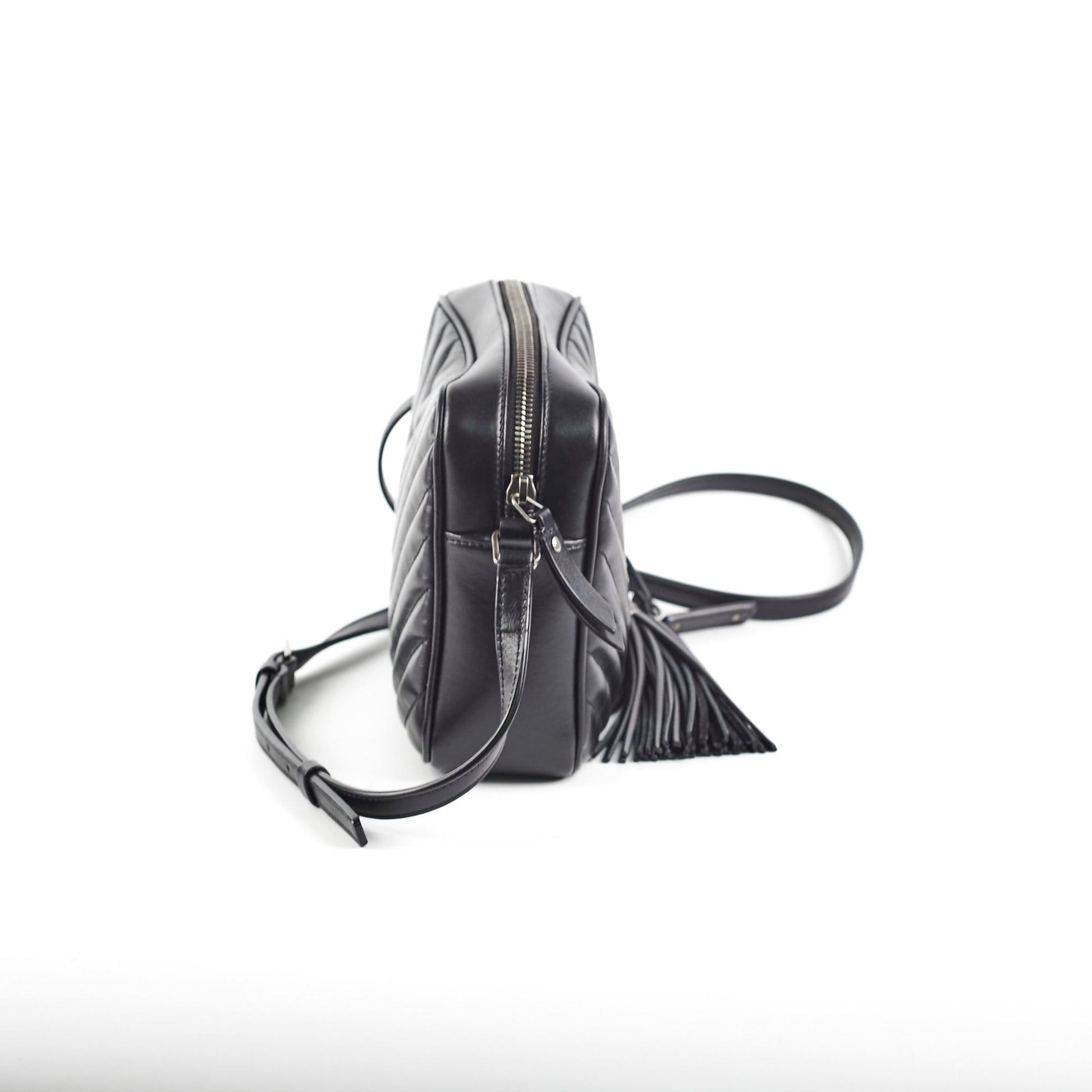 YSL Saint Laurent Lou Camera Bag Black Crossbody Bag 5