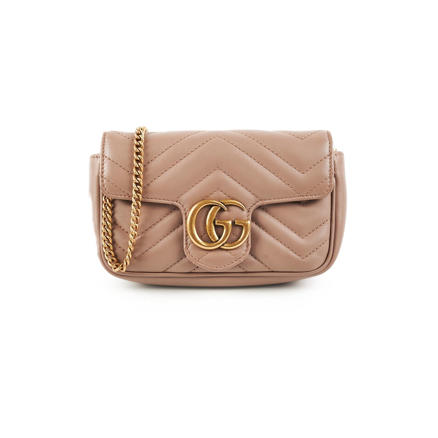 Gucci Supermini Marmont Camera Bag Dusty Pink Travel Bag