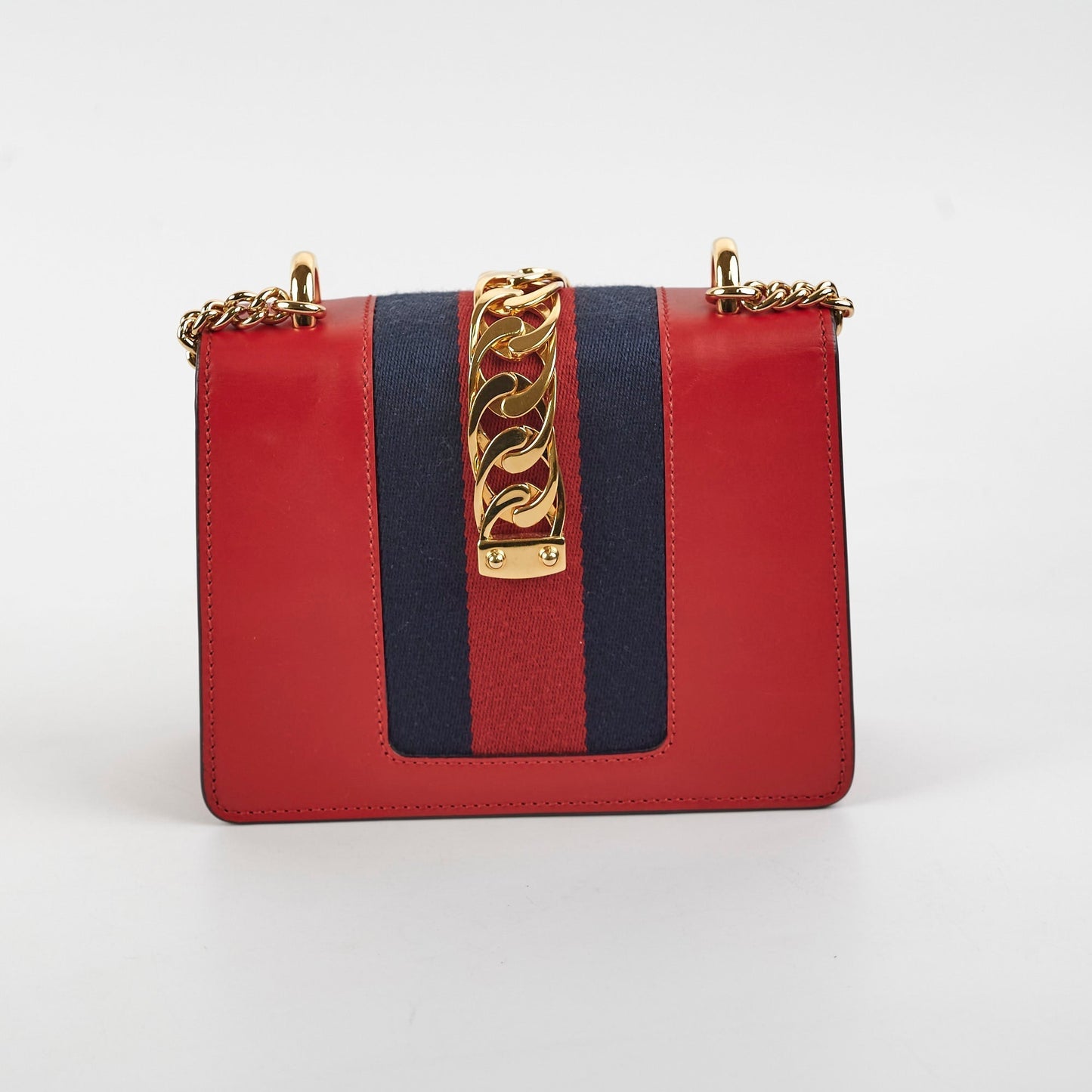 Gucci Sylvie Crossbody Bag Red Mini