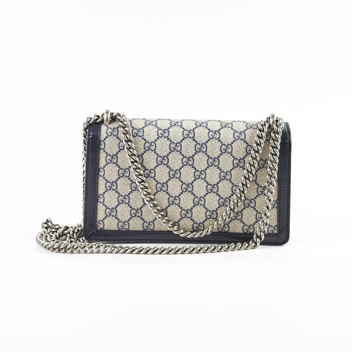 Gucci Dionysus Navy Shoulder Bag Monogram Small